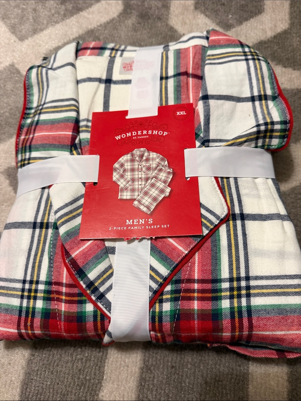 Wondershop men’s XXL plaid flannel pajama set / NEW